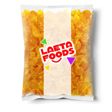 Arcor Butterscotch Buttons | 1 Pound Bag - Approx. 75 Count | Hard Candy Bulk, Old Fashioned Treats