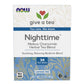 Now Foods, Nighttime Tea, Mellow Nighttime Herbal Tea, Soothing, Relaxing Brew Before Bedtime, Premium Unbleached Tea Bags With 