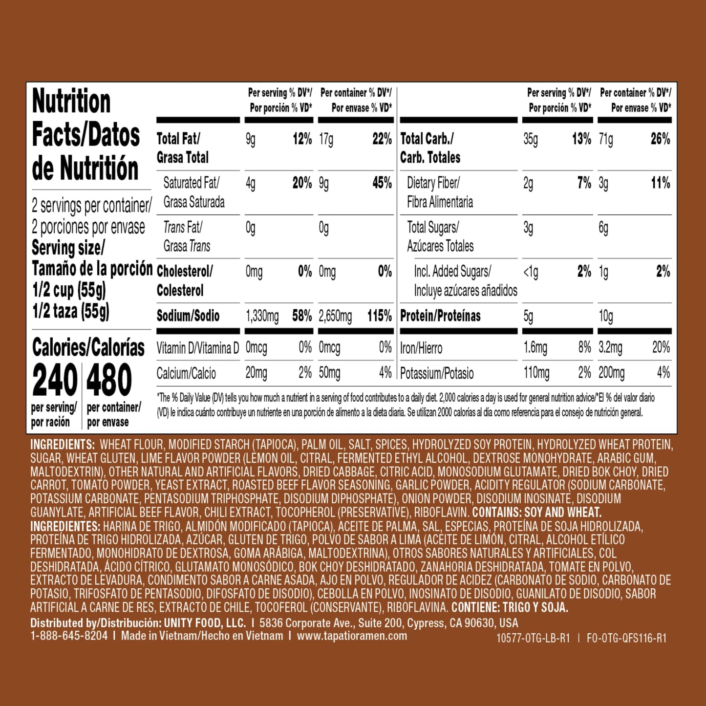 Tapatio Ramen Noodle Soup - Big Bowl - Carne Asada With Lime Flavor, 3.88 Oz (Bulk Case Of 6)