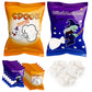 50 Pack Assorted Halloweens Mini Marshmallows Individually Wrapped  Witchmallow & Spook Poof  Vanilla Flavored  Halloweens Themed Snacks Bulk  Kids Fun Halloween Candy Bulk for Trick or Treat