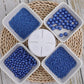 Sprinkles For Cake Decorating, Blue Pearl Sprinkles 4 Sizes Mix For Cake Cupcake Cookie Baking Donuts Ice Cream Toppings