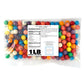 Gumballs For Gumball Machine, 0.5 Inch Mini Gumballs, Approx. 280 Pieces, 1Lb Bulk Bag, Dubble Bubble Assorted Fruit Flavored Bu