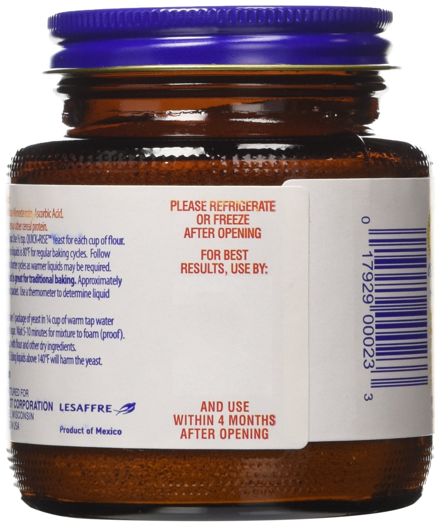 Red Star Bread Machine Yeast, 4 Oz