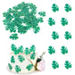 Rsstarxi Edible Tropical Turtle Leaves Cupcake Toppers, Palm Leaf Design, 48 Pack, Paper Decorations for Jungle Theme Parties