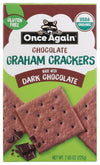 Organic Dark Chocolate Graham Crackers