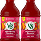V8 Strawberry Banana Fruit and Vegetable Juice, 46 fl oz | 100% Juice | Pack of 2 | Bottle