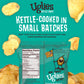 Uglies Salt and Vinegar Kettle Cooked Potato Chips, Gluten Free, 6 Oz. Bags, Pack of 4