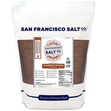 San Francisco Salt Company Alderwood Smoked Sea Salt Fine Grain - 2 lb Bag