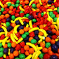 Mini Fruit Shaped Candy - 1 lb of Sweet Crunchy Candies Perfect for your Dish or Vending Machines
