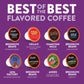 Two Rivers Coffee Flavored Pods Variety Sampler Pack for Keurig, 40 Count, Flavored Coffee
