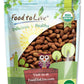 Food to Live Organic Dry Roasted Almonds, 2.5 Pounds - Non-GMO, Unsalted, Vegan, Keto, Paleo, Kosher, Bulk, High in Protein, Die