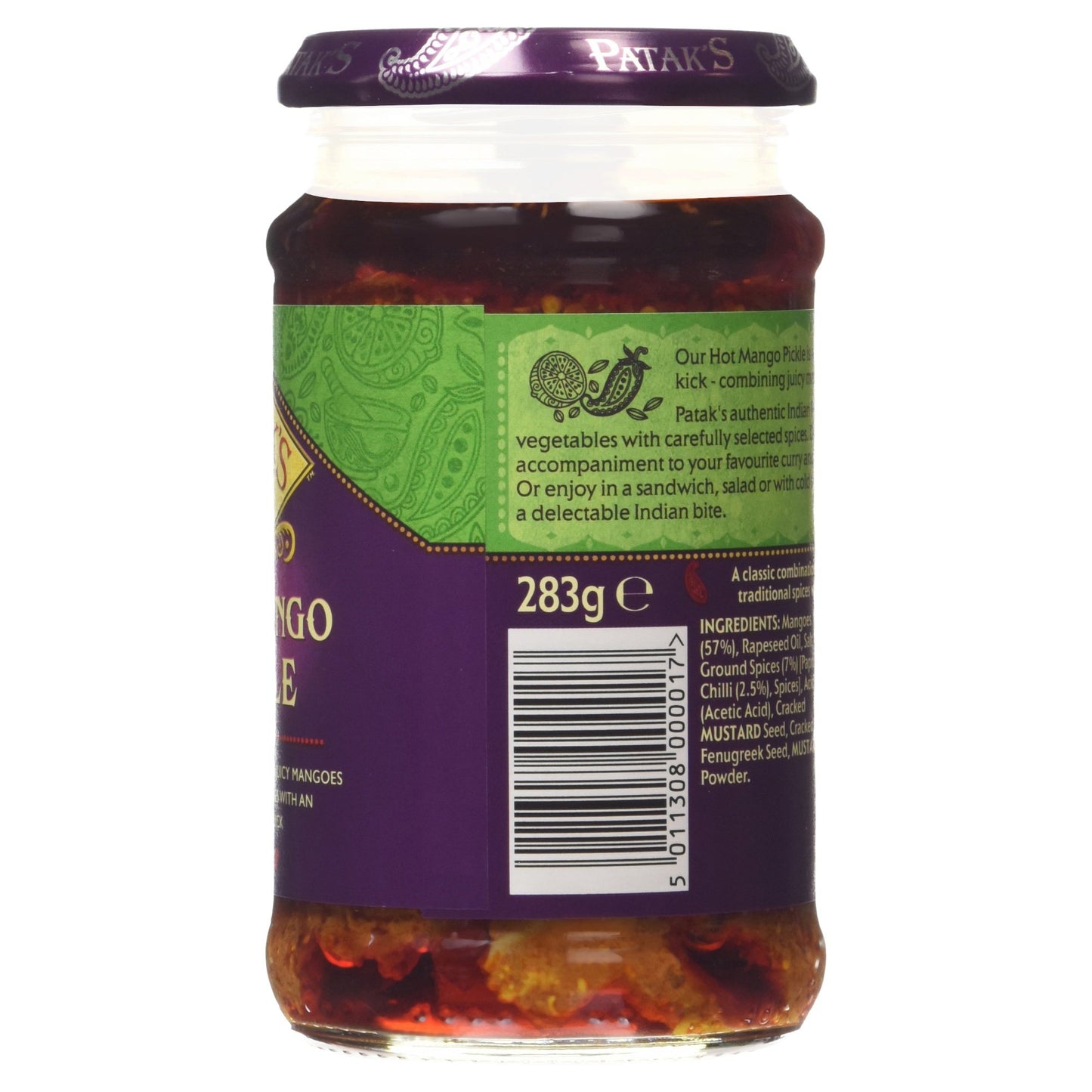 Pataks - Hot Mango Pickle - 283g