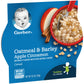 Gerber Breakfast Buddies Toddler Cereal, Oatmeal & Barley Apple Cinnamon Cereal, Non-Gmo Whole Grain Oats & Real Fruit, Made For Toddlers, 4.5 Oz Tray (Pack Of 4)