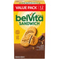 belVita Sandwich Dark chocolate creme Breakfast Biscuits 12 Packs (2 Sandwiches Per Pack)