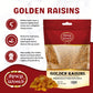 Spicy World Golden Raisins 2 Lb Bulk Bag - Sweet & Seedless Sultanas From South Africa | | Perfectly Dried For Natural Sweetness | Ideal Dried Fruit Snack | For Baking & More | No Added Sugar