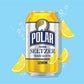 Polar Seltzer Water Lemon, 12 fl oz cans, 24 pack