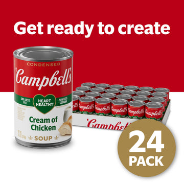 Campbell'S Condensed Healthy Request Cream Of Chicken Soup, 10.5 Ounce Can (Pack Of 24)