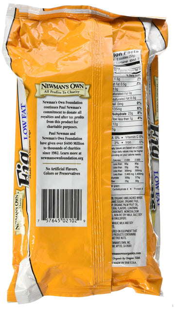 Newman's Own Organics Fat Free Fig Cookie Bar - 10 oz.