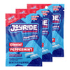 Joyride Gum - 3 Packs - Glacial Peppermint - Aspartame & Sugar Free, Low Carb, Vegan, Healthy Chewing Gum - 50 Count (3 Pack)