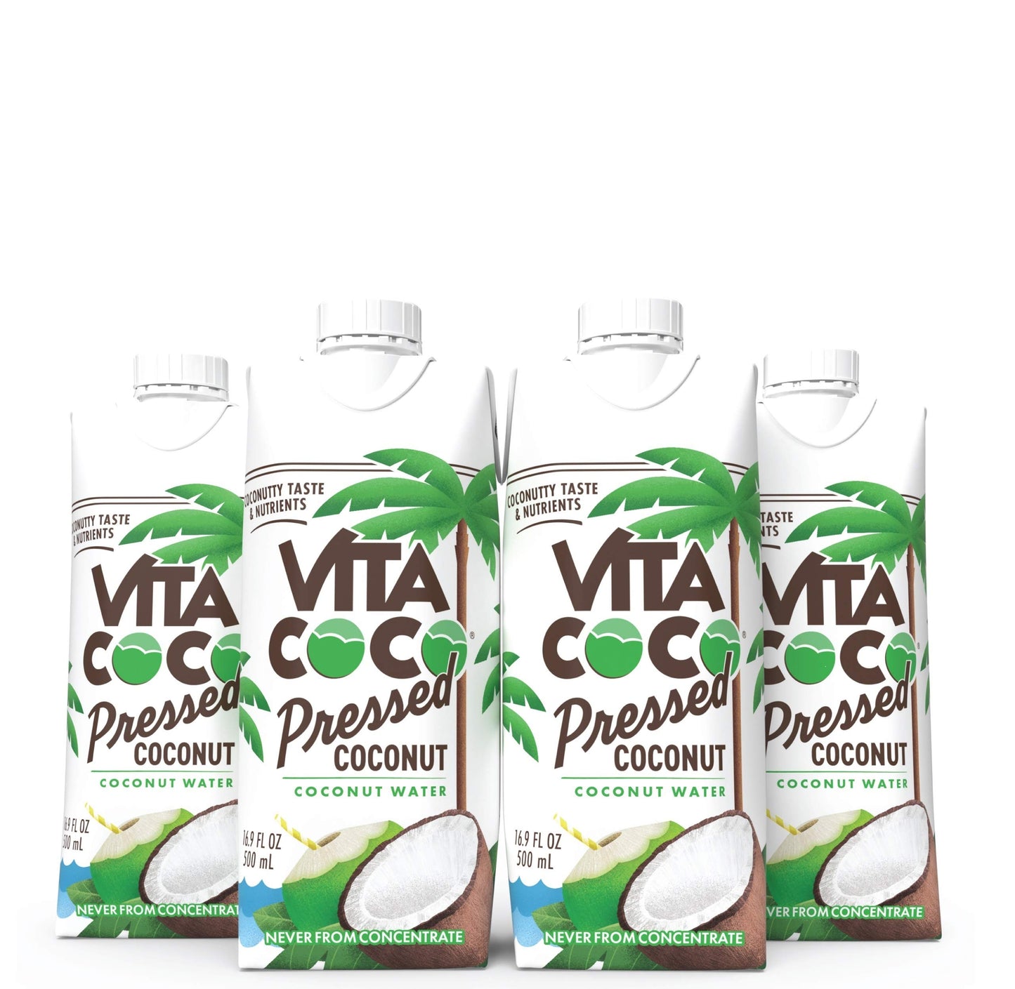 Pressed Coconut Trial Pack  16.9 Fl Oz (Pack of 4)