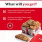 Davids Cookies 2lbs Chocolate Chunks Fresh Baked Cookies - Handmade and Gourmet Cookies - Delectable and Made with enhanced Ingredients - Cookie Gift Basket - Great Gift For All Occasions