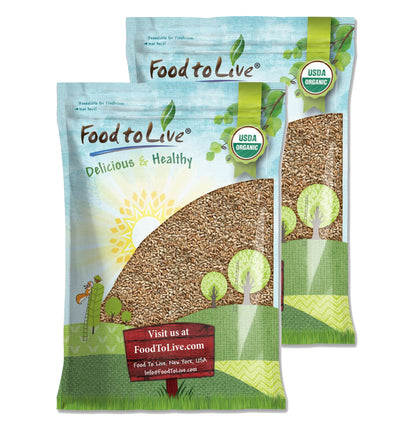 Food to Live Organic Dry Roasted Sunflower Seed Kernels, 16 Pounds - Non-GMO, Unsalted, Oven Roasted, No Oil Added, Hulled, No S