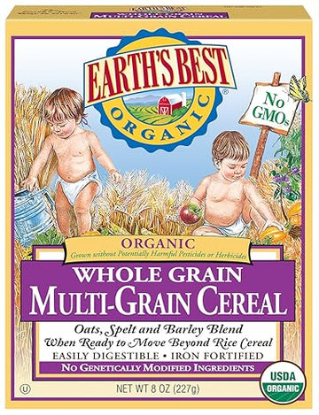 Earth'S Best Organic Infant Cereal, Whole Multi-Grain Cereal, 8 Oz