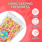 Freeze Dried Candy Gourmet Crunch Candies 36oz 3 of 12 oz Bag Pouch Assorted Cherry Strawberry Lemon Lime Orange Original Rainbo
