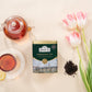 Ahmad Tea Black Tea, Darjeeling Tea Loose Leaf, Metal Tin, 100g - Caffeinated and Sugar-Free