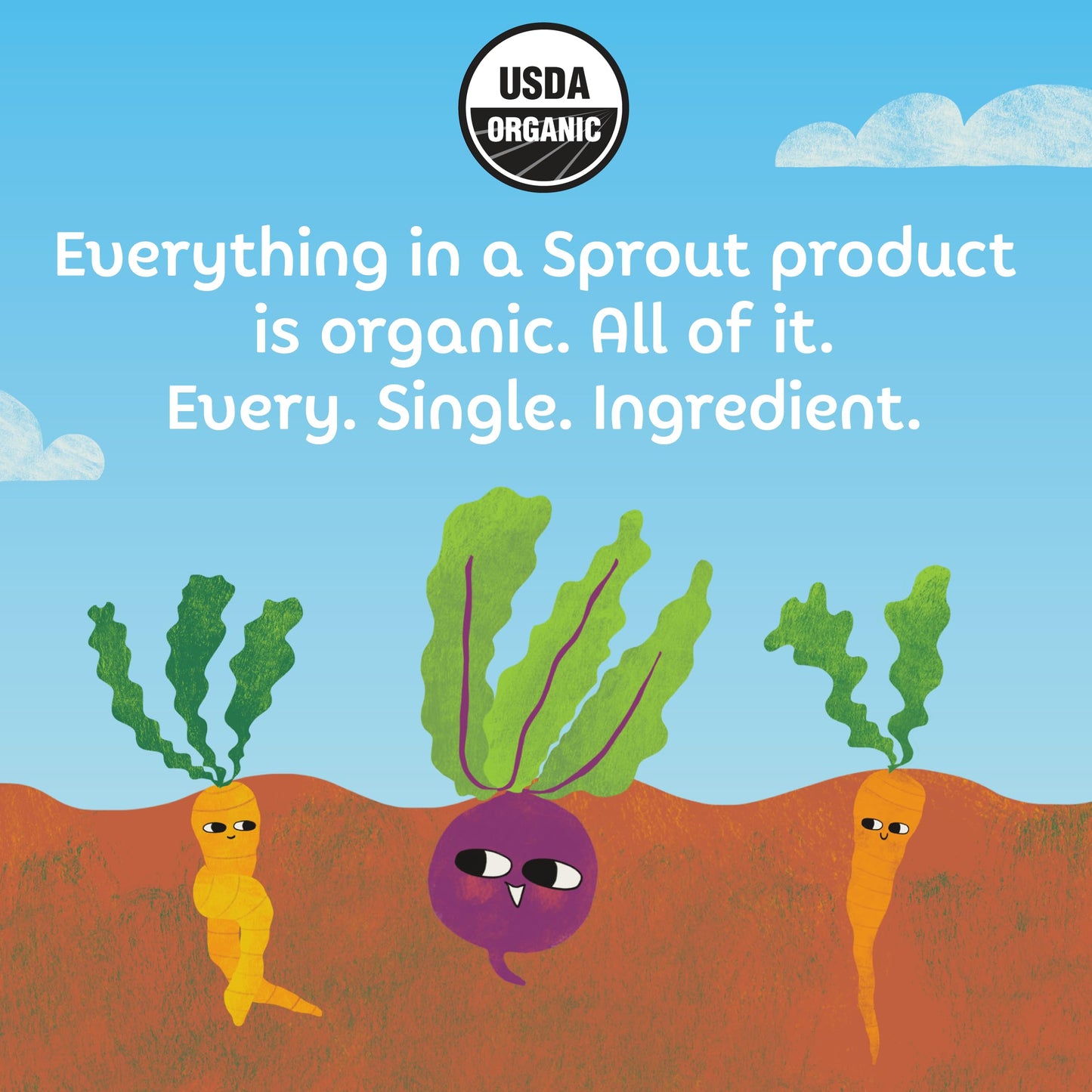 Sprout Organic Baby Food, Stage 4 Toddler Pouches, Sweet Potato Veggie Power Pack, 4 Oz Purees (Pack Of 12)