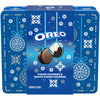 OREO Fudge and White Fudge Covered Chocolate Sandwich Cookies, Holiday Cookies, 1.02 lb Tin