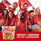 Red Band Fruit Gums - Sour-Sweet Wine Gum Experience - 100 Count - Red - Model Rexim1989