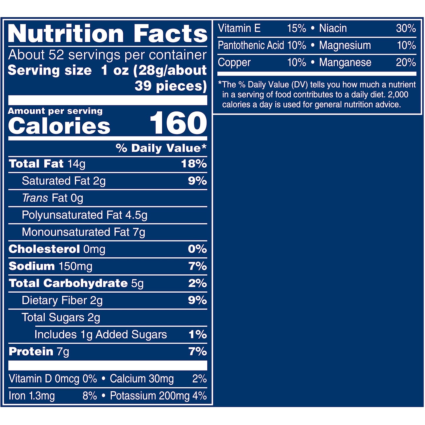 Planters Salted Dry Roasted Peanuts, 52 Oz. (6-Pack)