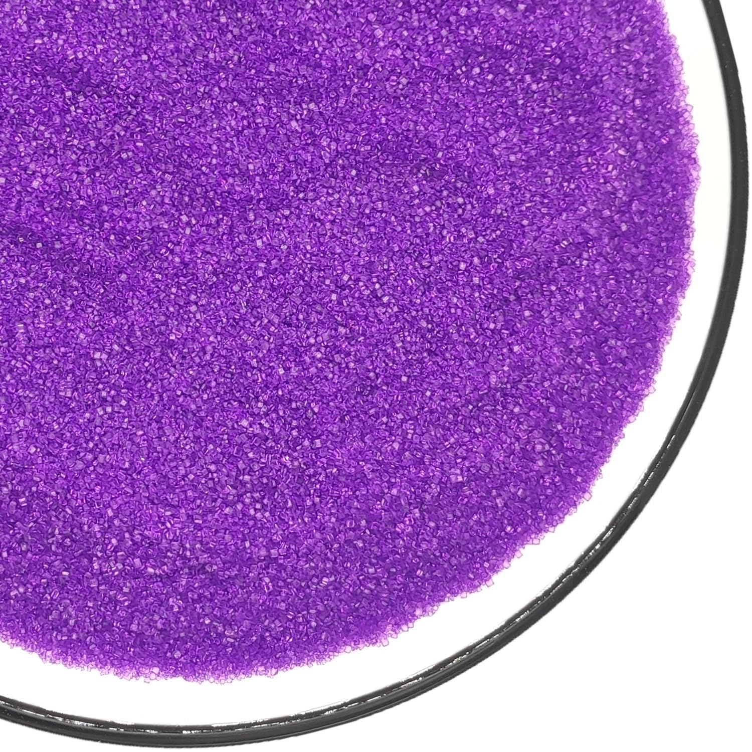 Edible 5 Ounce Fine Decorative Purple Sanding Sugar Sprinkles for Baking, Sparkling Crystals for Cakes, Cookies, Cupcakes, Ice C