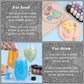 SigWong Black Edible Glitter - 5g Food Grade Shimmering Dust for Cakes, Chocolates, Cupcakes, Vegan