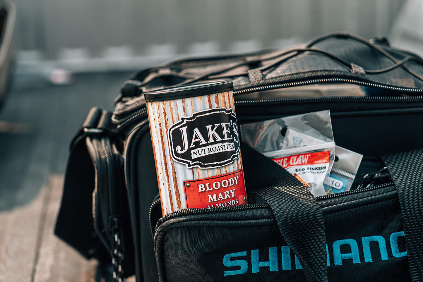 Jakes Nut Roasters Savory Mixed Pack Almonds Variety (4 Pack) - Includes Bloody Mary, Mesquite Smoked, Bleu Cheese, Hatch Chile - 7 Ounce