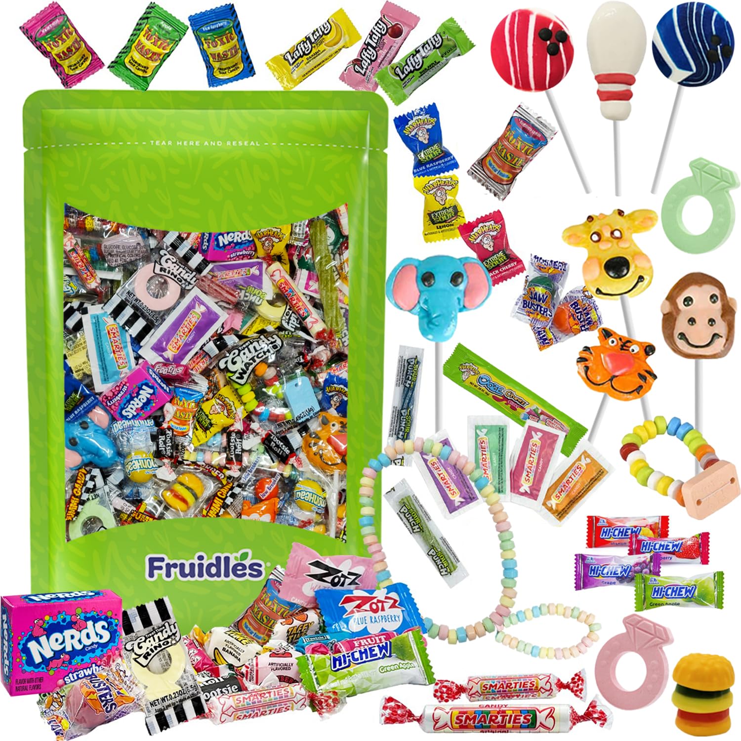 Mega Candy Assortment Mix, Perfect for Birthday Parties, Events, Treats, Assorted Candies & Flavors (1 Pound)