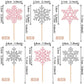 ZHUOWEISM 24 PCS Snowflake Cupcake Toppers Paper Winter Wonderland Decorations Silver Pink
