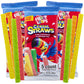 2025 Kelloggs Froot Loop Cereal Straws, Edible Breakfast Straw, Nostalgic Treat, Birthday Party Favors, 5 Count, (3 Pack)