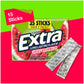 EXTRA Sweet Watermelon Sugar Free Chewing Gum Pack  35 Sticks (Pack of 6)  Mega Bulk Gum