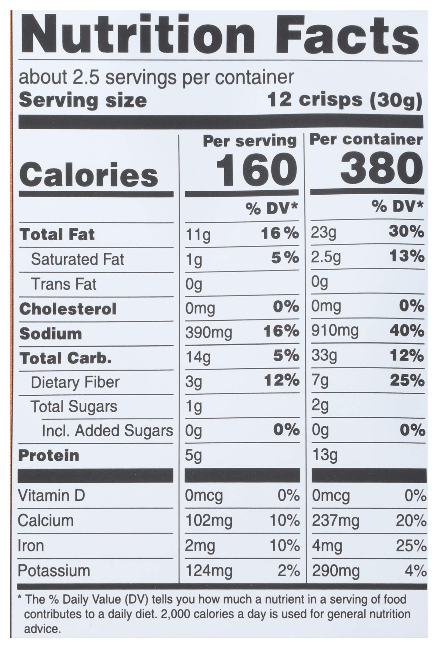 Hippie Snacks Cheezy Chive Almond Crisps 2.5 Oz
