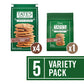 Tates Bake Shop Chocolate Chip Cookies Variety Pack, 5 Bags, 7 oz & 1 oz, Brown