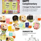 Cutie Mango Maxim French Enhanced Korean Instant Coffee Mix Sampler 6 Flavors Assortment Café Style Camping Party Single Serve Packets 30 Variety Pack (5 Sticks Each) With Complimentary 2 Teabags