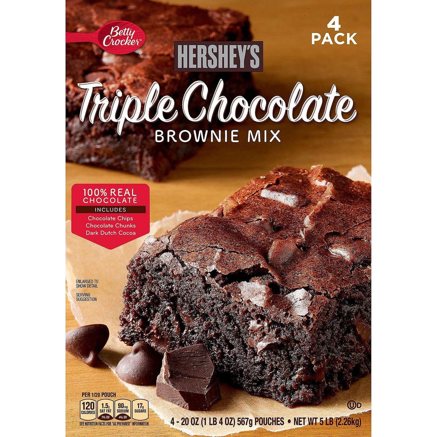 Betty Crocker Ultimate Chocolate Brownie Mix (20 Oz. Ea., 4 Pk.)