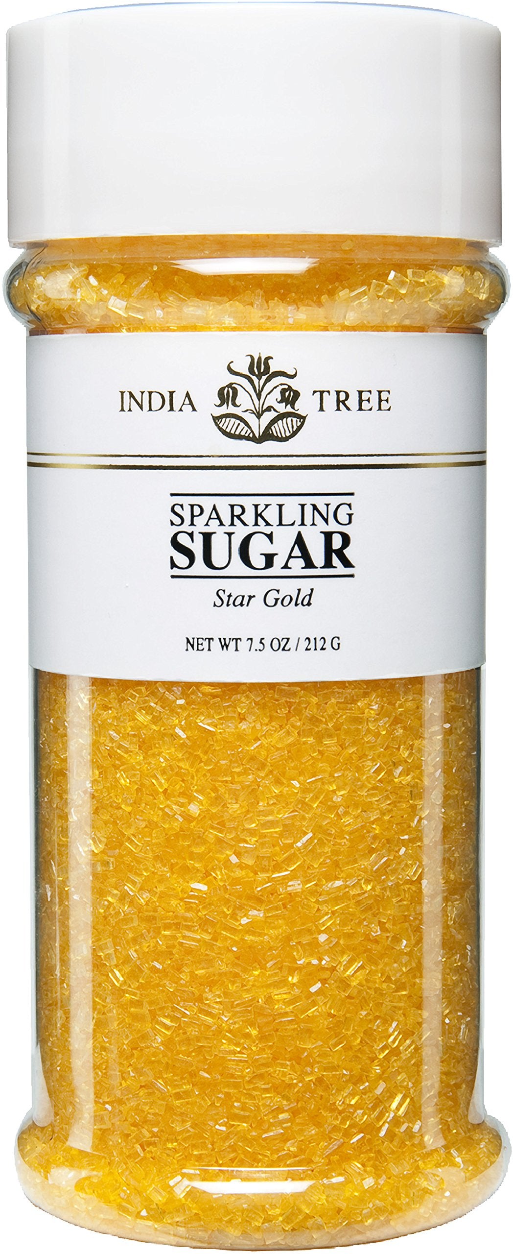 India Tree Gold Sparkling Sugar, 7.5 oz