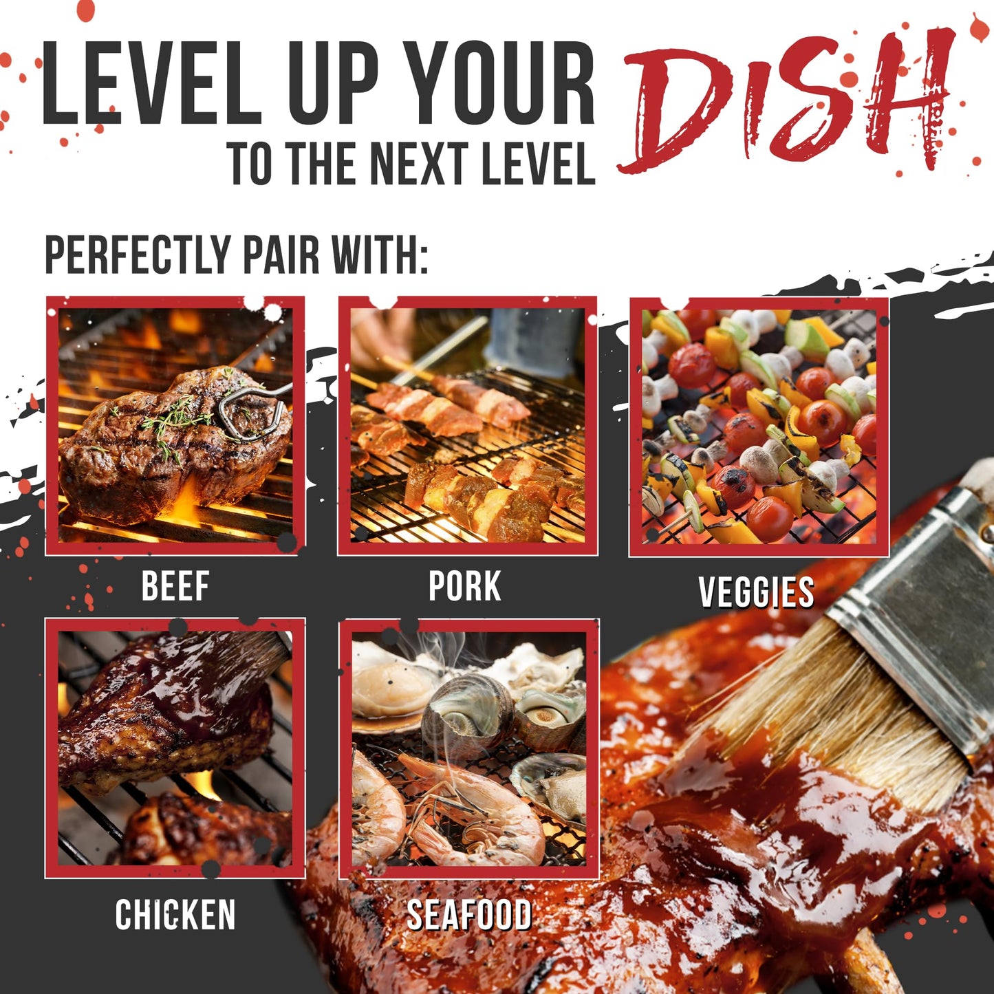 Lanes Sweet Heat BBQ Brisket Rub, All-Natural Seasoning, 10.4 Oz, No MSG, Made in USA