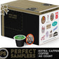 Perfect Samplers High Caffeine Coffee Pods Variety Pack - 40 Count Compatible with Keurig K Cup Makers