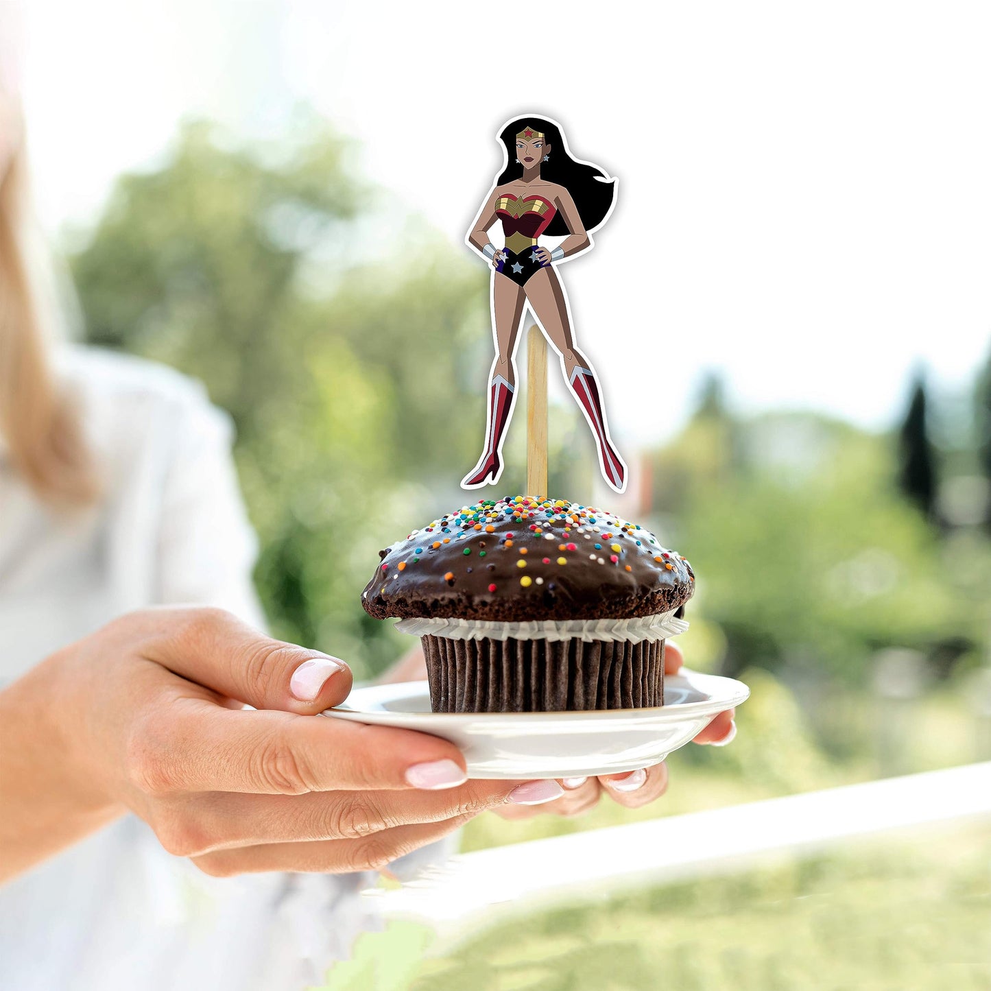 Seyal Wondr Woman Cupcake Topper