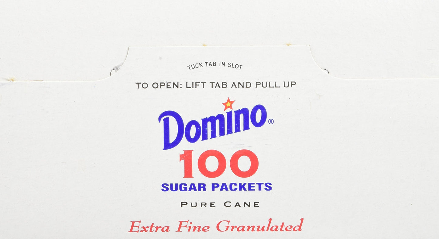 Domino Sugar Packets - 100/ 3.54G Packs