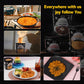 Kinikora Enhanced Instant Rabokki Cup - Cheese Flavor, 2 Cups, Korean Ramen & Tteokbokki, Quick And Easy Street Food